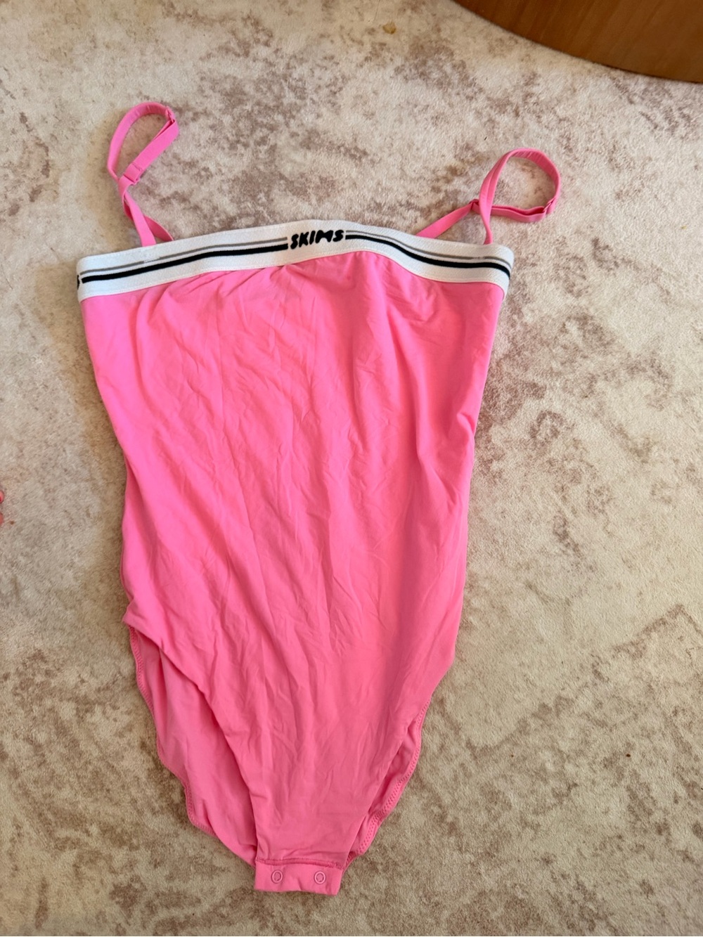 SKIMS Pink Tennis Skirt (M) with Matching Bodysuit (S) - Picture 2 of 5